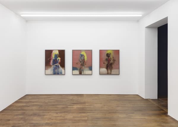 Installation view, Leiko Ikemura: New Girls ou Les Filles Difficiles, Galerie Peter Kilchmann, Paris, France, 2022-2023, Photo: Claire Dorn