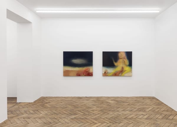 Installation view, Leiko Ikemura: New Girls ou Les Filles Difficiles, Galerie Peter Kilchmann, Paris, France, 2022-2023, Photo: Claire Dorn