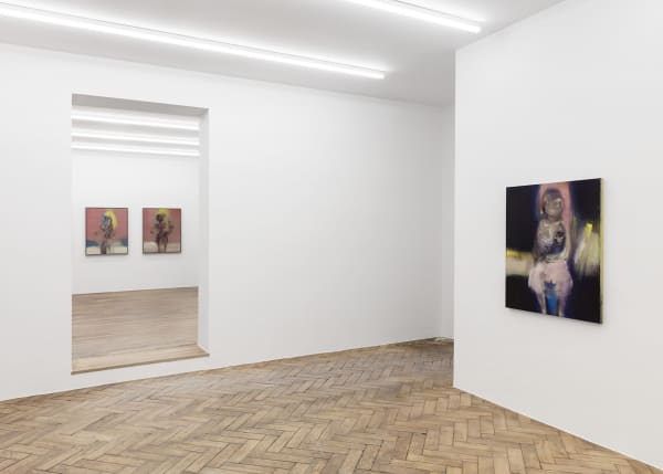 Installation view, Leiko Ikemura: New Girls ou Les Filles Difficiles, Galerie Peter Kilchmann, Paris, France, 2022-2023, Photo: Claire Dorn