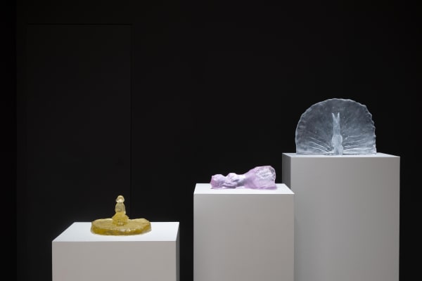Installation view, Leiko Ikemura: New Girls ou Les Filles Difficiles, Galerie Peter Kilchmann, Paris, France, 2022-2023, Photo: Claire Dorn