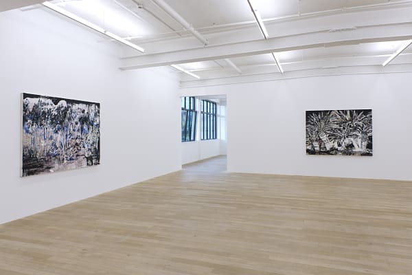 Installation view, Raffi Kalenderian: To Walk Through the Night, Galerie Peter Kilchmann, Zurich, Switzerland, 2015, Photo: Sebastian Schaub