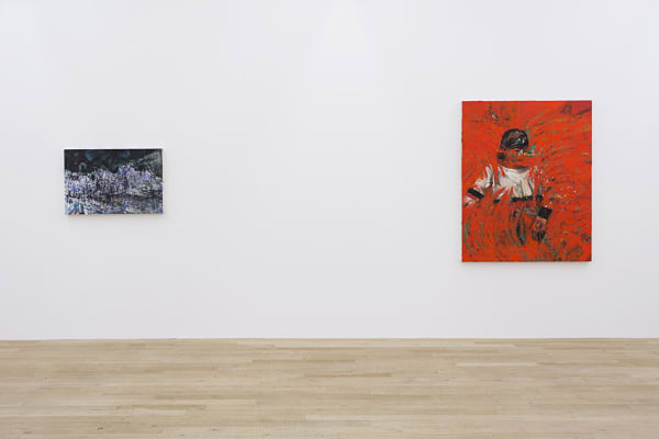 Installation view, Raffi Kalenderian: To Walk Through the Night, Galerie Peter Kilchmann, Zurich, Switzerland, 2015, Photo: Sebastian Schaub
