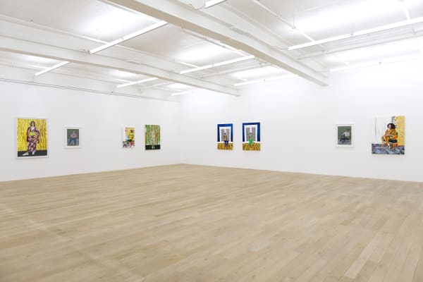 Installation view, Raffi Kalenderian: Portraits, Galerie Peter Kilchmann, Zurich, Switzerland, 2017, Photo: Sebastian Schaub