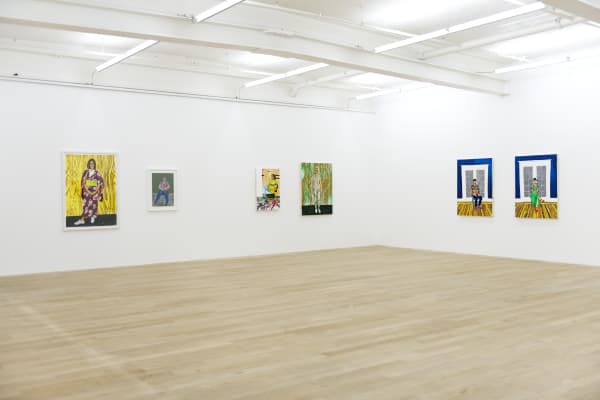 Installation view, Raffi Kalenderian: Portraits, Galerie Peter Kilchmann, Zurich, Switzerland, 2017, Photo: Sebastian Schaub