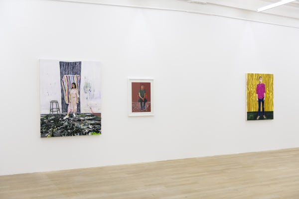 Installation view, Raffi Kalenderian: Portraits, Galerie Peter Kilchmann, Zurich, Switzerland, 2017, Photo: Sebastian Schaub
