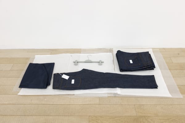 Installation view, Tobias Kaspar: Bodies in the Backdrop, Galerie Peter Kilchmann, Zurich, Switzerland, 2012