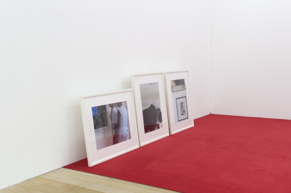 Installation view, Tobias Kaspar: Bodies in the Backdrop, Galerie Peter Kilchmann, Zurich, Switzerland, 2012