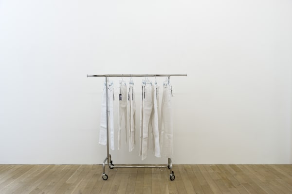 Installation view, Tobias Kaspar: Holiday, Galerie Peter Kilchmann, Zurich, Switzerland, 2014, Photo: Sebastian Schaub