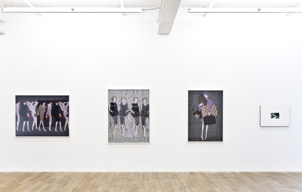 Installation view, Tobias Kaspar: The Category Is, Galerie Peter Kilchmann, Zurich, Switzerland, 2019, Photo: Sebastian Schaub