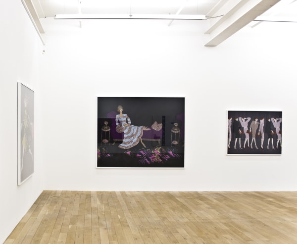 Installation view, Tobias Kaspar: The Category Is, Galerie Peter Kilchmann, Zurich, Switzerland, 2019, Photo: Sebastian Schaub