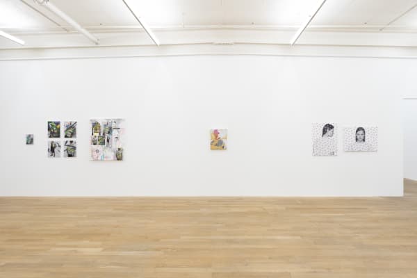 Installation view, Tobias Kaspar: Personal Shopper, Galerie Peter Kilchmann, Zurich, Switzerland, 2022, Photo: Sebastian Schaub