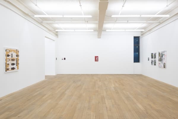 Installation view, Tobias Kaspar: Personal Shopper, Galerie Peter Kilchmann, Zurich, Switzerland, 2022, Photo: Sebastian Schaub
