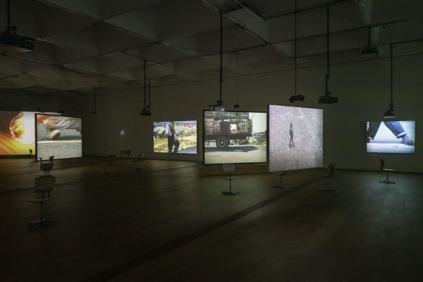 Installation view, Francis Alÿs: As Long as I'm Walking, MCBA, Lausanne, Switzerland, 2021-2022