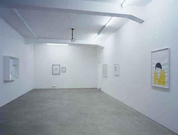 Installation view, Zilla Leutenegger: Off The Wall, Galerie Peter Kilchmann, Zurich, Switzerland, 2010