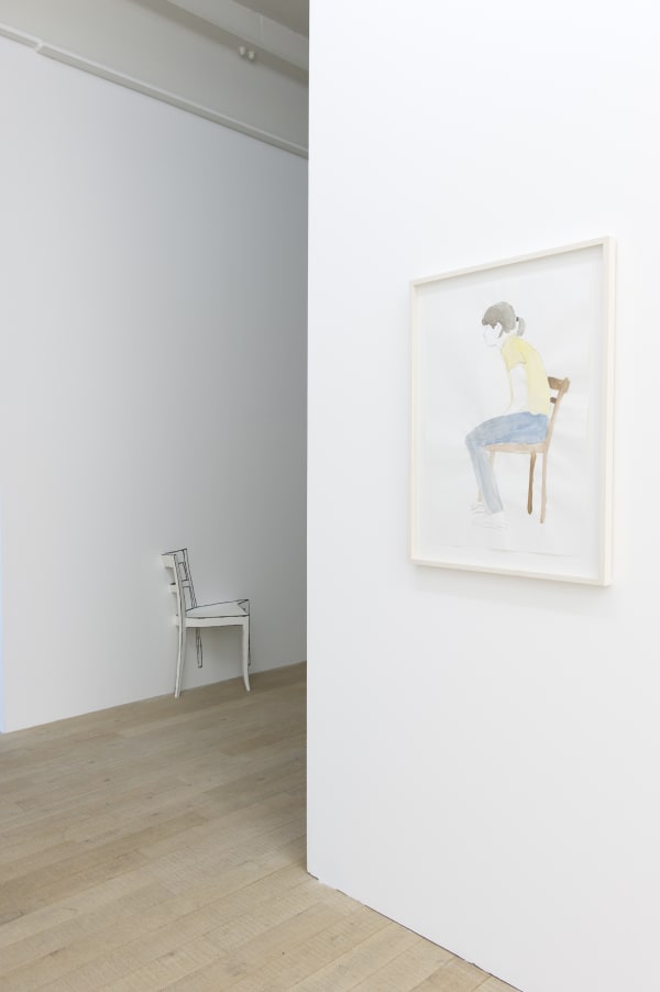 Installation view, Zilla Leutenegger: Rock The Chair, Galerie Peter Kilchmann, Zurich, Switzerland, 2011, Photo: Sebastian Schaub