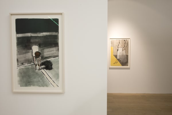 Installation view, Zilla Leutenegger: Casa Blanca, Galerie Peter Kilchmann, Zurich, Switzerland, 2017, Photo: Sebastian Schaub