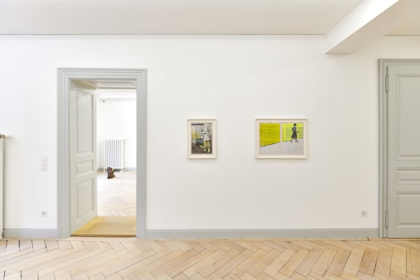 Installation view, Zilla Leutenegger: Mezzanin, Galerie Peter Kilchmann, Zurich, Switzerland, 2021, Photo: Sebastian Schaub