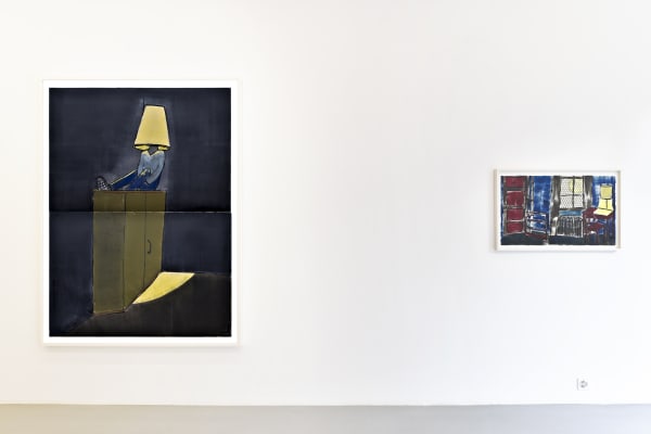 Installation view, Zilla Leutenegger: Mezzanin, Galerie Peter Kilchmann, Zurich, Switzerland, 2021, Photo: Sebastian Schaub