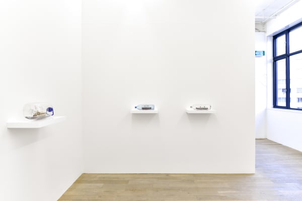 Installation view, Jorge Macchi: Drift Bottles, Galerie Peter Kilchmann, Zurich, Switzerland, 2020-2021, Photo: Sebastian Schaub
