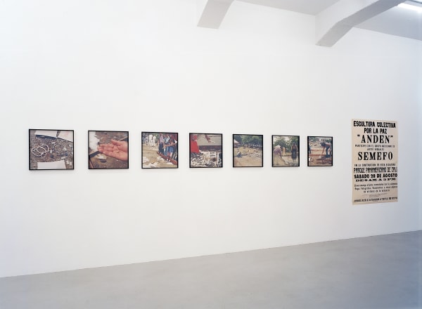 Installation view, Teresa Margolels, Galerie Peter Kilchmann, Limmatstrasse, Zurich, Switzerland, 2003