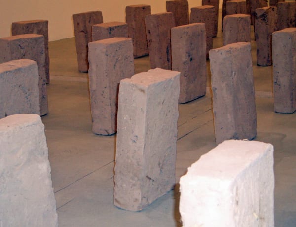 Installation view, Teresa Margolles: Ciudad Juárez, Galerie Peter Kilchmann, Zurich, Switzerland, 2005
