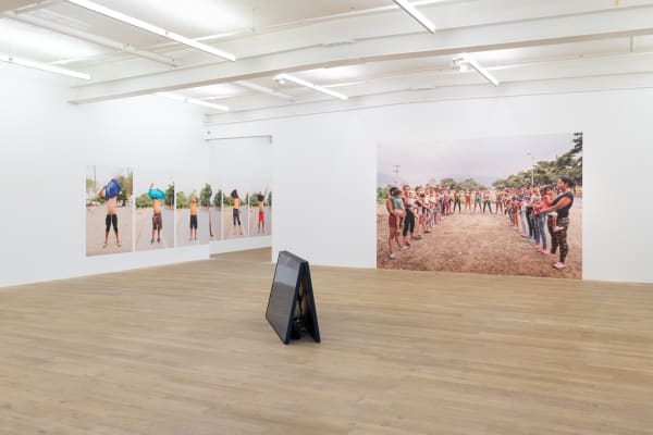 Installation view, Teresa Margolles: Estorbo, Galerie Peter Kilchmann, Zurich, Switzerland, 2022, Photo: Sebastian Schaub