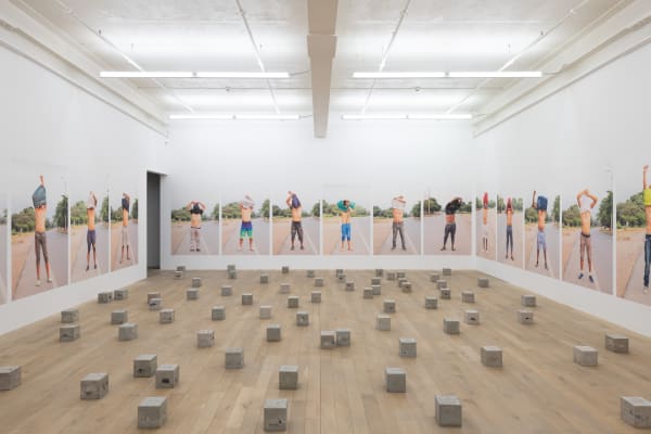 Installation view, Teresa Margolles: Estorbo, Galerie Peter Kilchmann, Zurich, Switzerland, 2022, Photo: Sebastian Schaub