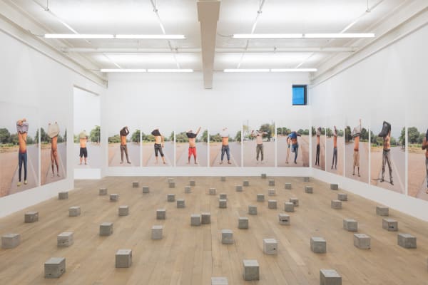 Installation view, Teresa Margolles: Estorbo, Galerie Peter Kilchmann, Zurich, Switzerland, 2022, Photo: Sebastian Schaub