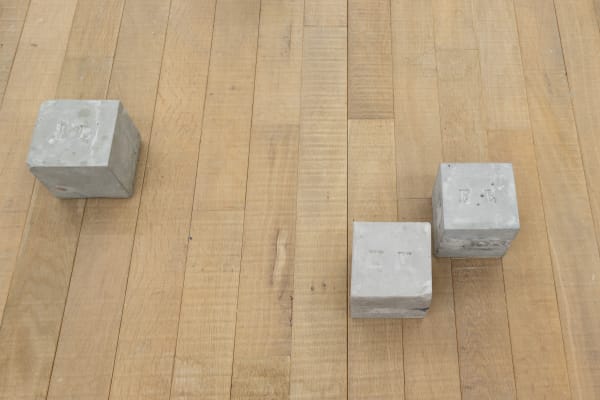 Installation view, Teresa Margolles: Estorbo, Galerie Peter Kilchmann, Zurich, Switzerland, 2022, Photo: Sebastian Schaub