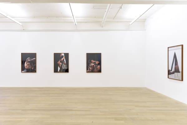 Installation view, Paul Mpagi Sepuya, Galerie Peter Kilchmann, Zurich, Switzerland, 2020, Photo: Sebastian Schaub