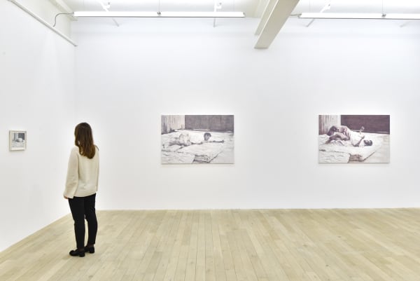 Installation view, Adrian Paci: Prova, Galerie Peter Kilchmann, Zurich, Switzerland, 2020