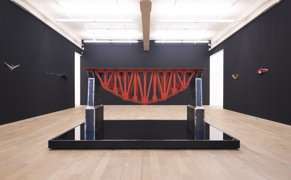 Installation view, Dagoberto Rodríguez: PUENTES INVERTIDOS, Galerie Peter Kilchmann, Zurich, Switzerland, 2019