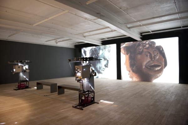 Installation view, Javier Telléz: Rotations, Galerie Peter Kilchmann, Zurich, Switzerland, 2008