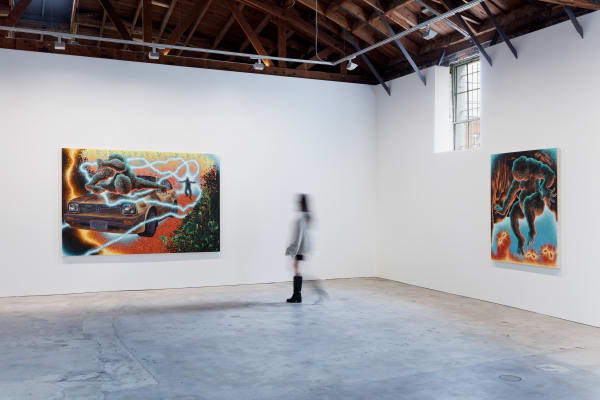 Installation view, Didier William: Things Like This Don’t Happen Here, James Fuentes Gallery, Los Angeles, US, 2023, Courtesy of James Fuentes Gallery and the artist