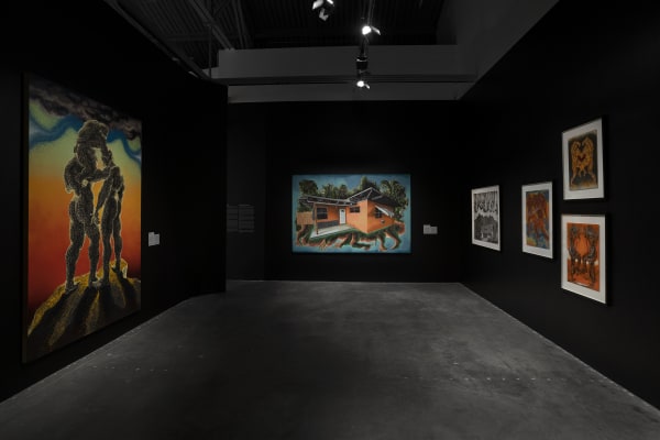 Installation view, Didier William: Nou Kite Tout Sa Dèyè, Museum of Contemporary Art, North Miami, US, 2022-2023, Photo: Michel Lopez