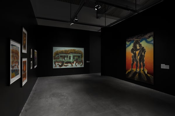 Installation view, Didier William: Nou Kite Tout Sa Dèyè, Museum of Contemporary Art, North Miami, US, 2022-2023, Photo: Michel Lopez
