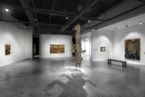 Installation view, Didier William: Nou Kite Tout Sa Dèyè, Museum of Contemporary Art, North Miami, US, 2022-2023, Photo: Michel Lopez