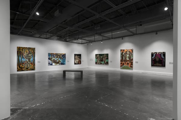 Installation view, Didier William: Nou Kite Tout Sa Dèyè, Museum of Contemporary Art, North Miami, US, 2022-2023, Photo: Michel Lopez