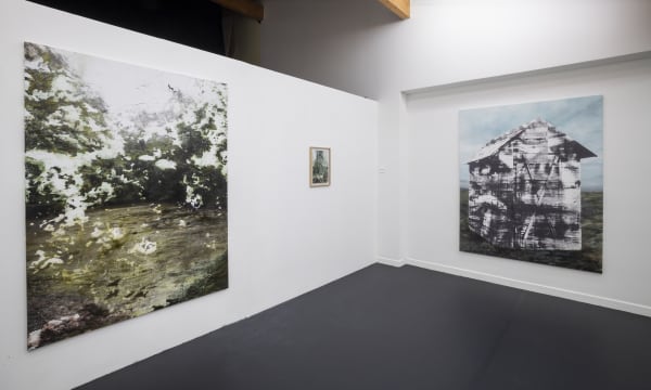 Installation view, Eva Nielsen: Hypersurface, Le point commun, Annecy, France, 2020