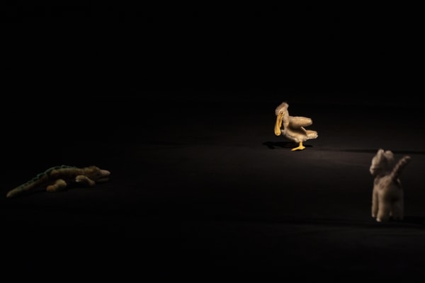 Installation view of the second Silk Room exhibition. ‘’When Animals Become Art. Leiko Ikemura at The Feuerle Collection, Berlin, Germany.‘’, 2023. Photos: Wai Kung