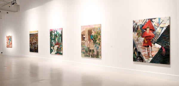 Installation view, Hernan Bas: A Brief Intermission, CAC Malaga, Malaga, Spain, 2018