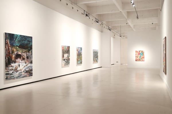 Installation view, Hernan Bas: A Brief Intermission, CAC Malaga, Malaga, Spain, 2018