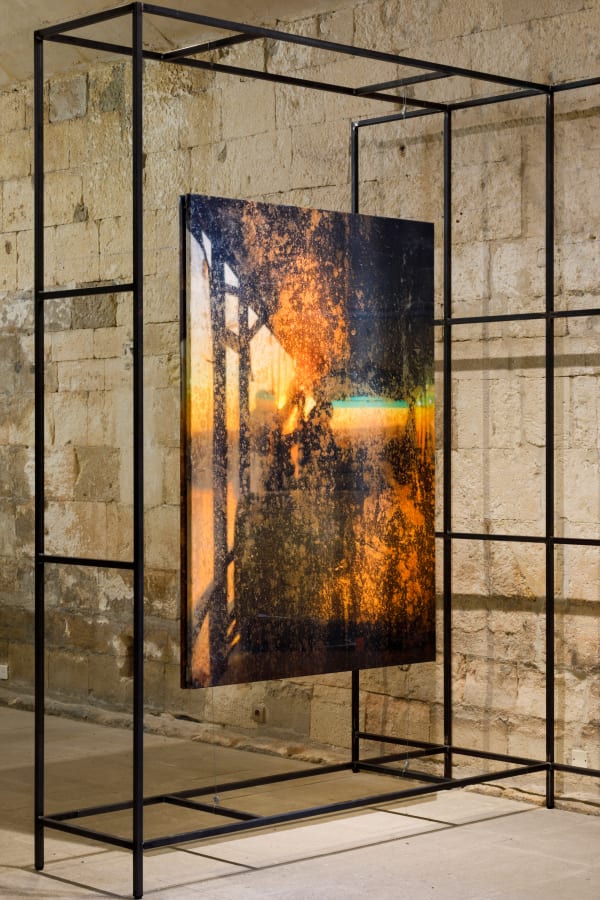 Installation view: Eva Nielsen & Marianne Derrien, Insolare, BMW Art Makers, Les Rencontres de la Photographie Arles, France, 2023. Photos: Salim Santa Lucia