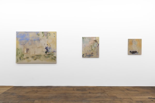 Installation views, Group Show: Figurative Painting in France Today (selection), Galerie Peter Kilchmann, Paris, 2023. Photos: Axel Fried
