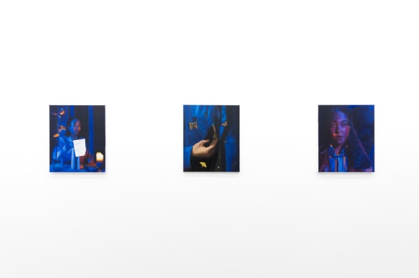 Installation views, Group Show: Figurative Painting in France Today (selection), Galerie Peter Kilchmann, Paris, 2023. Photos: Axel Fried