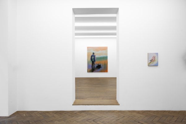 Installation views, Group Show: Figurative Painting in France Today (selection), Galerie Peter Kilchmann, Paris, 2023. Photos: Axel Fried