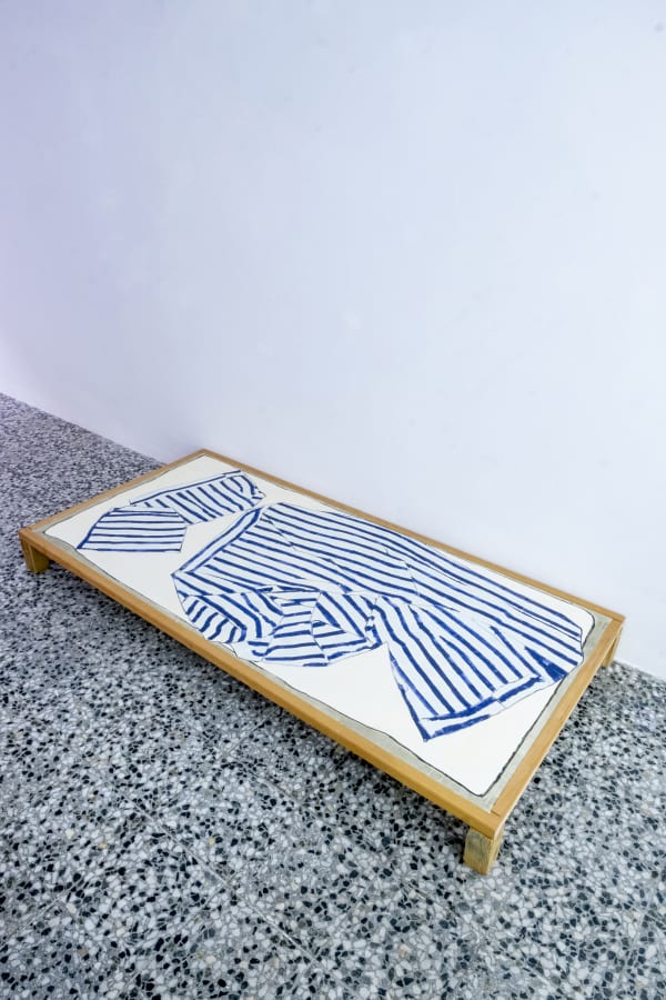 Installation view, Zilla Leutenegger, Spiral stair to planta1, planta1, Madrid, Spain