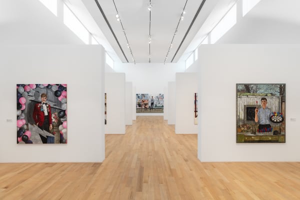 Installation view: Hernan Bas, The Conceptualists, The Bass Museum, Miami Beach. Photo: Zaire Aranguren.