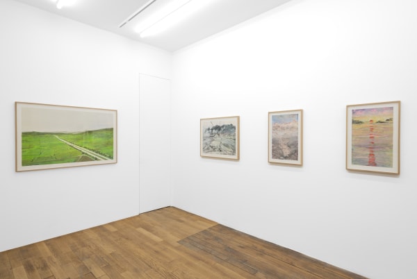Exhibition views, Andriu Deplazes, Plaines en jachère, Galerie Peter Kilchmann, Paris, 2023. Photo: Axel Fried