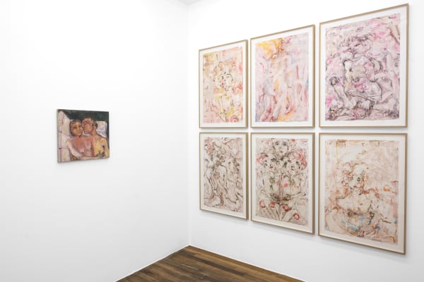 Exhibition views, Andriu Deplazes, Plaines en jachère, Galerie Peter Kilchmann, Paris, 2023. Photo: Axel Fried